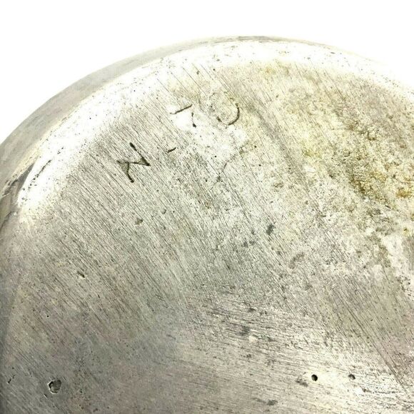 Cast Metal Aluminum Dishes Set Of 3 Shiny Round Candy Nuts Unbranded - Picture 5 of 6